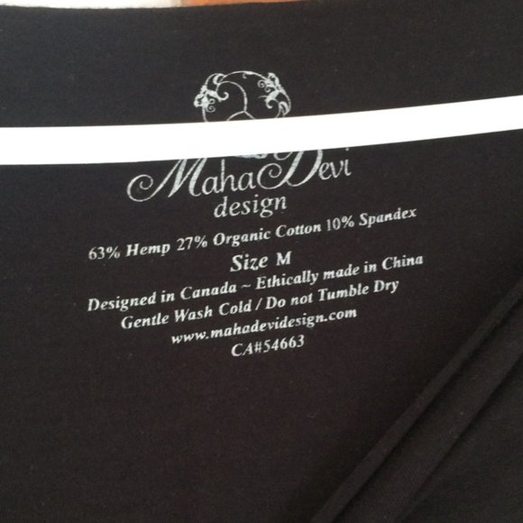 Maha Devi Design top - Black - M - Picture 3 of 5